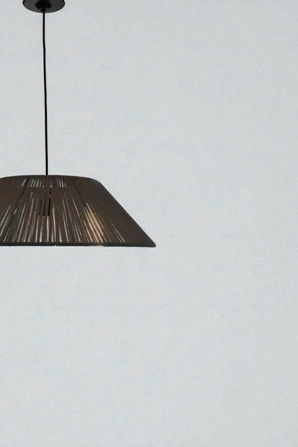 LAMPARA COLGANTE MODELO VECTOR -  DIAMETRO 50 CM - HILO PROPILENO BEIGE