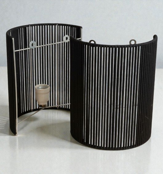 APLIQUE INTERIOR MODELO AXIS - APLIQUE 20X20 CM - HILO PROPILENO NEGRO