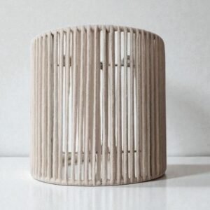 APLIQUE INTERIOR MODELO AXIS - APLIQUE 20X20 CM - HILO PROPILENO BLANCO