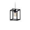 cu-bo 2 LAMPARA COLGANTE MODELO CU-BO 1 LUZ - NEGRO