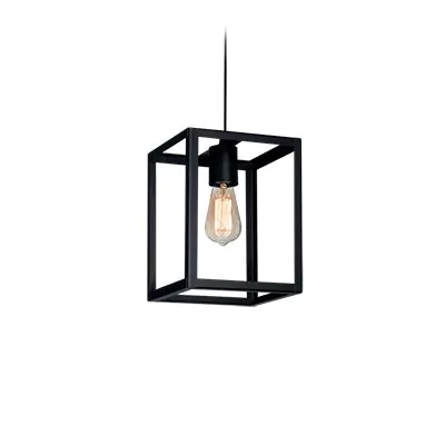 cu-bo 2 LAMPARA COLGANTE MODELO CU-BO 1 LUZ - NEGRO
