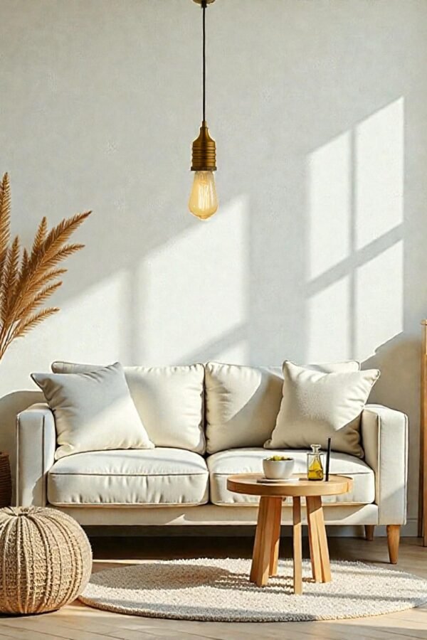 LAMPARA COLGANTE MODELO DIXON SIMPLE - ESTILO  - METAL BRONCE