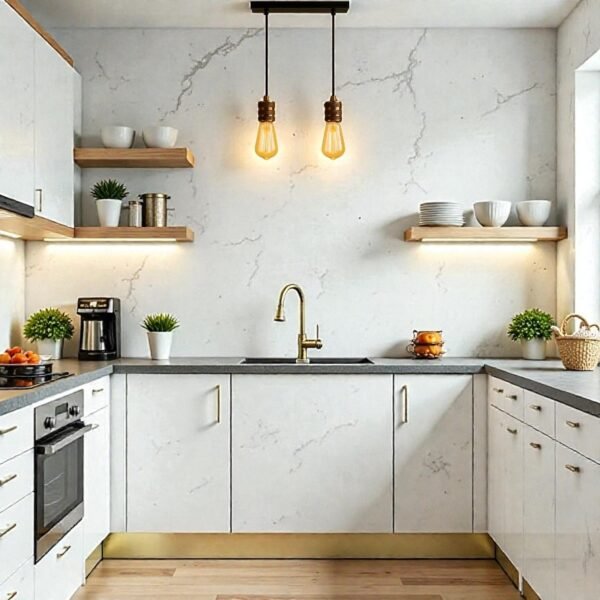 LAMPARA COLGANTE MODELO GALA DOBLE - ESTILO  - METAL BRONCE